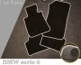 Alfombrillas BMW serie 6 E63 PREMIUM negro beige o ribete gris